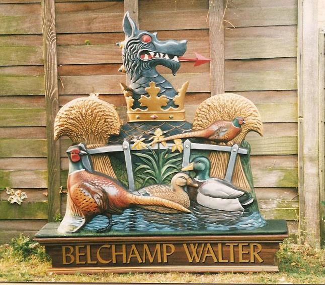 Village Sign:Belchamp Walter